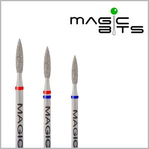 Алмазная фреза пламя острое Magic bits для поднятия кутикулы и прочистки птеригия Фото - Алмазная фреза пламя острое Magic bits для поднятия кутикулы и прочистки птеригия