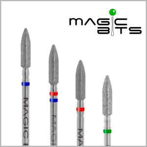 Алмазная фреза торпеда Magic bits для обработки боковых валиков Фото - Алмазная фреза торпеда Magic bits для обработки боковых валиков