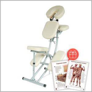 Фото - Массажное кресло для шейно-воротниковой зоны MED-MOS МА03 (СТ-1ШАА) алюминиевая рама