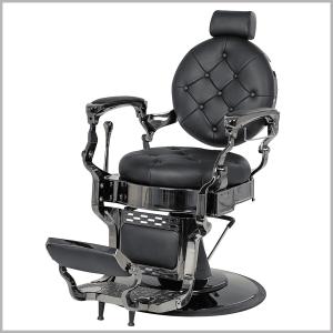 Фото - Парикмахерское кресло Барбер МД-9118, каркас тонированный хром 