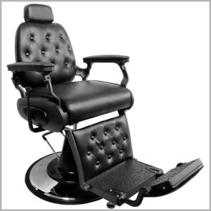 Фото - Кресло для барбершопа Пабло Блэк BBarber 