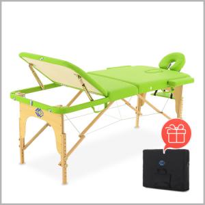 Фото - Массажный стол складной MED-MOS JF-AY01 3-х секционный, деревянная рама