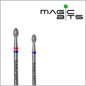 Алмазная фреза олива Magic bits для работы с большинством типов кожи Фото - Алмазная фреза олива Magic bits для работы с большинством типов кожи