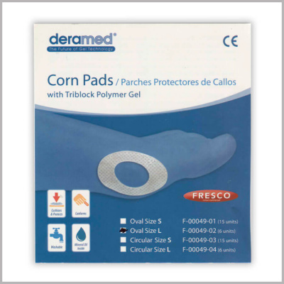 Фото - Мозольные подушечки - овальные Fresco Deramed Corn Pads Oval