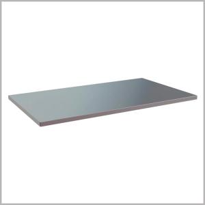 Фото - Столешница из нержавеющей стали с подложкой из ЛМДФ 500х600 мм с бортом