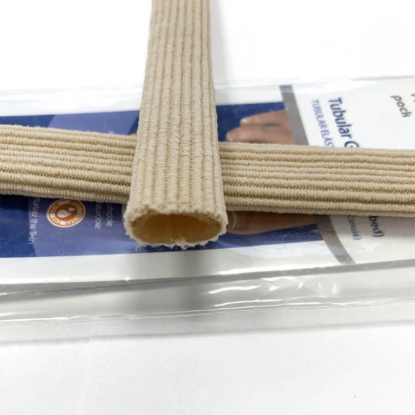 Ткане-гелевая трубочка - Ребристый материал Fresco Deramed Tubular Gel Pads (Ribbed) (S 15см x 15mm (F-00050-03Z))