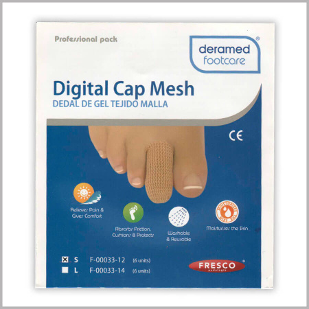 Пальцевый колпачок - сетчатый Fresco Deramed Digital Cap Mesh (S (15мм) (F-00033-12Z))