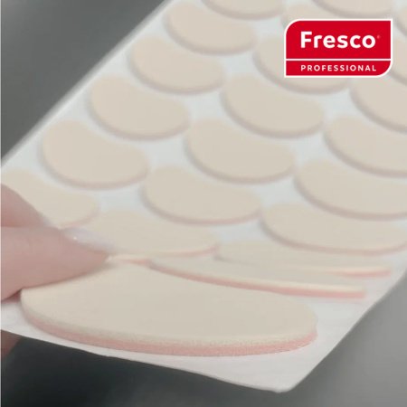 Фото - Пластырь-разгрузка в форме «почки» FRESCO CALLUS & HEEL CUSHIONS, на двухслойной пенолатексной основе, розовый РУ