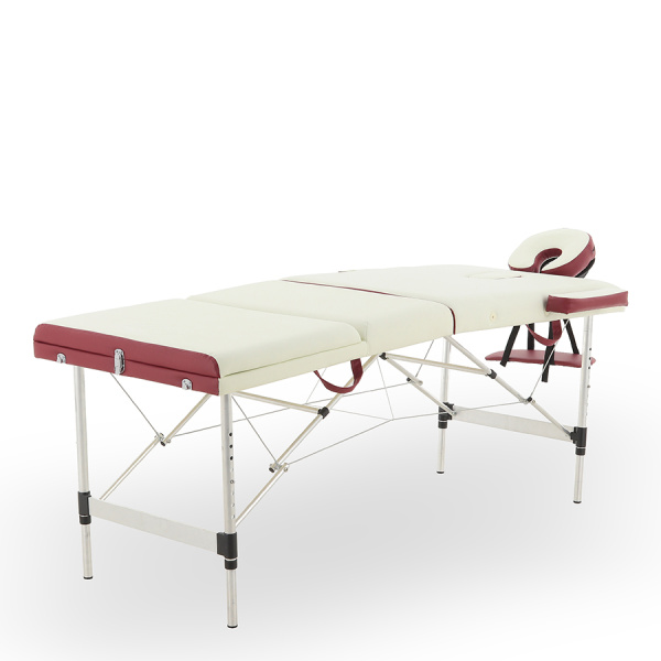 Фото - Массажный стол складной MED-MOS JFAL01A 3-х секционный, алюминиевая рама