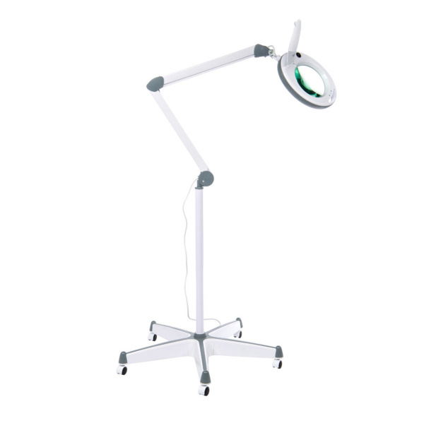 Фото - Лампа-лупа "АтисМед ЛЛ-5" бестеневая (5 диоптрий, светодиодная) на передвижной стойке