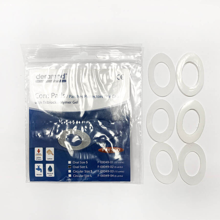 Мозольные подушечки - овальные Fresco Deramed Corn Pads Oval (L, 6 шт. (F-00049-02Z))